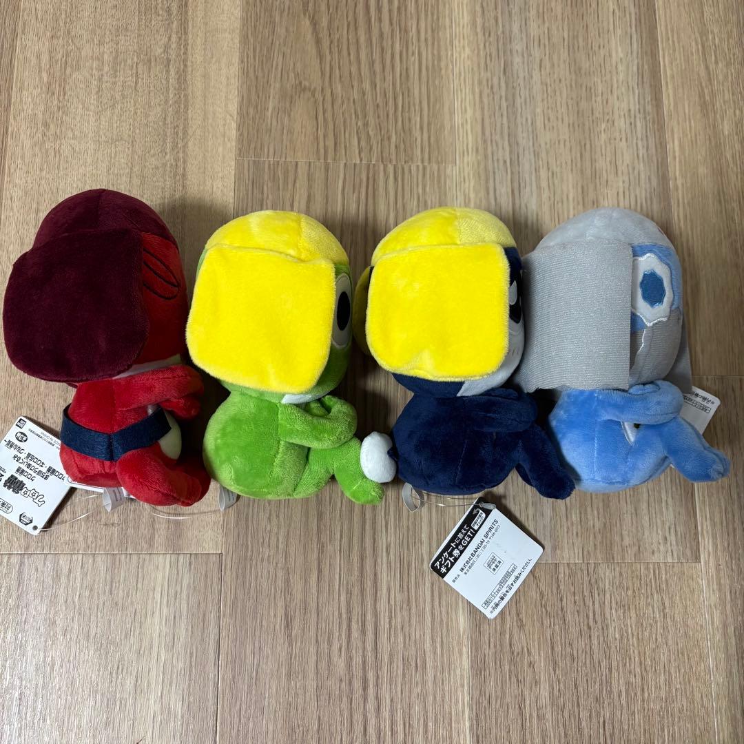 【新品・最安値】ケロロ軍曹 まちぼうけぬいぐるみ 4点セット 非売品 プライズ