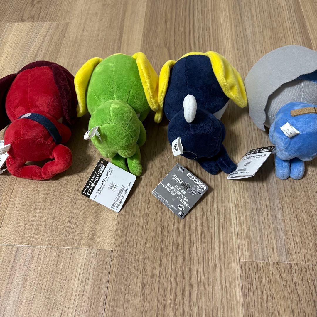 【新品・最安値】ケロロ軍曹 まちぼうけぬいぐるみ 4点セット 非売品 プライズ