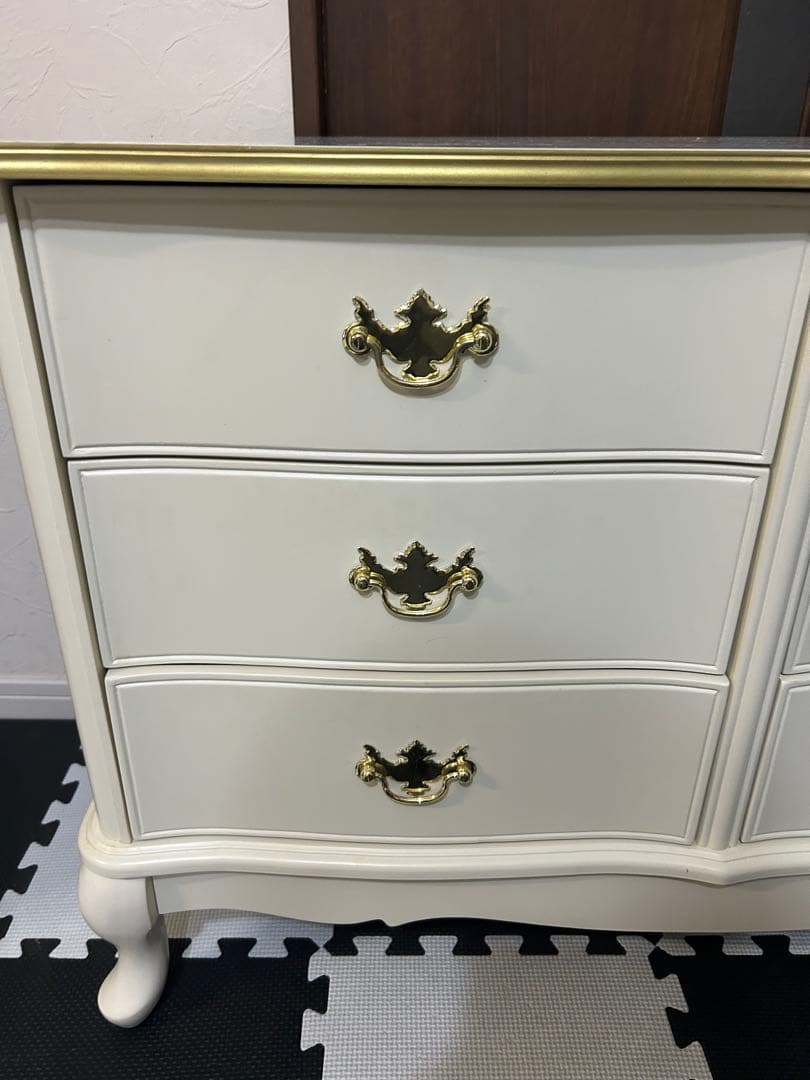 猫足キャビネット　サイドボード　チェスト　アンティーク　ヴィンテージ　姫家具