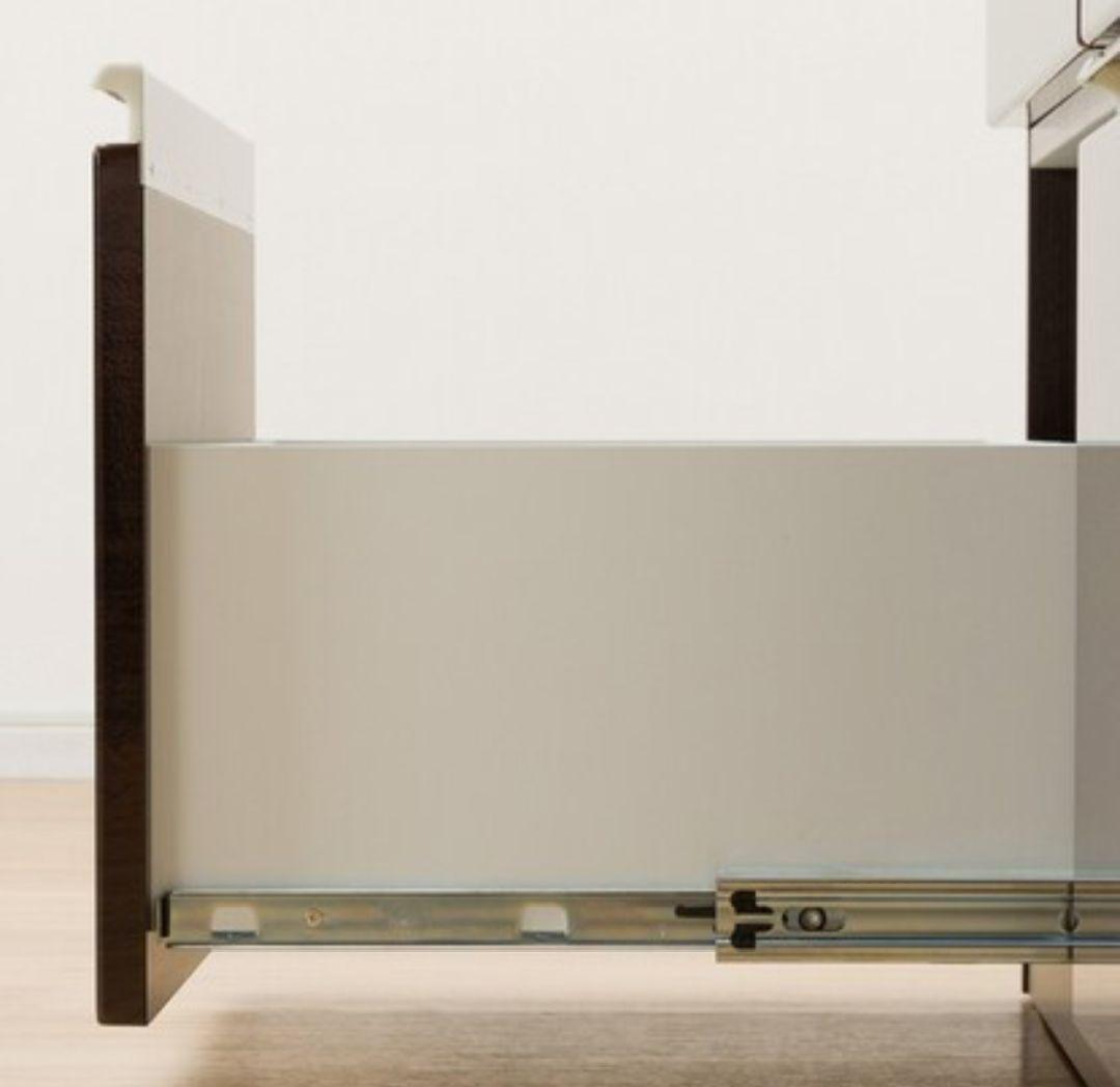 【専用】ニトリ キッチンカウンター ダークブラウン キッチン収納 引き出し付き