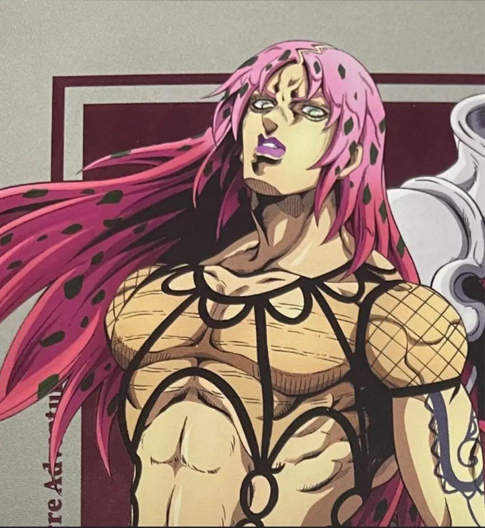 ジョジョの奇妙な冒険 アニメ10周年記念展 メタリック色紙 ディアボロ