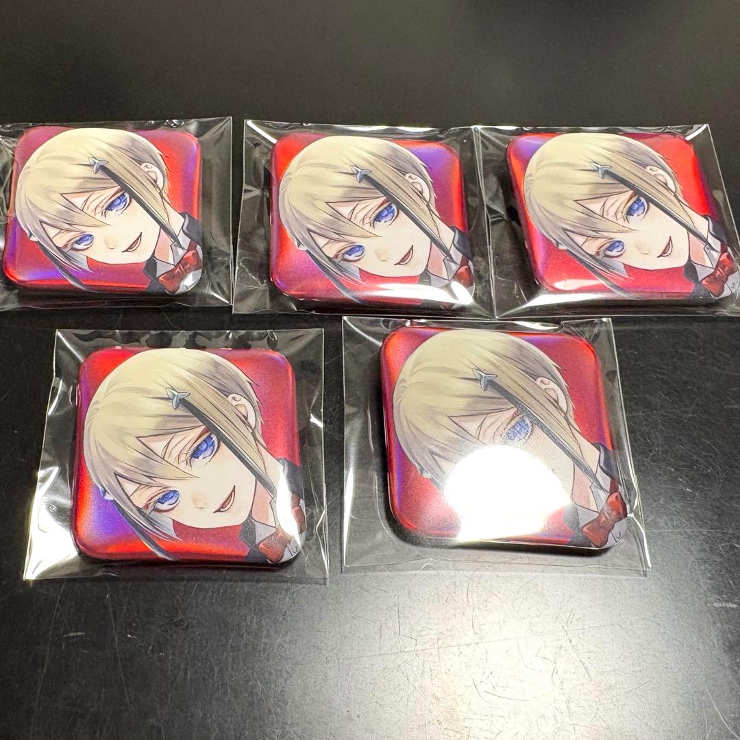 刀剣乱舞 スクエア缶バッジ アクリルタグプレート 日向正宗