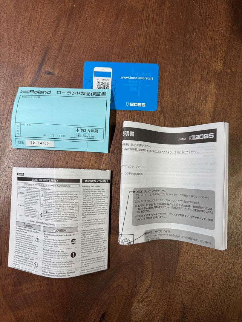 BOSS SD-1w SUPER OverDrive/オーバードライブペダル