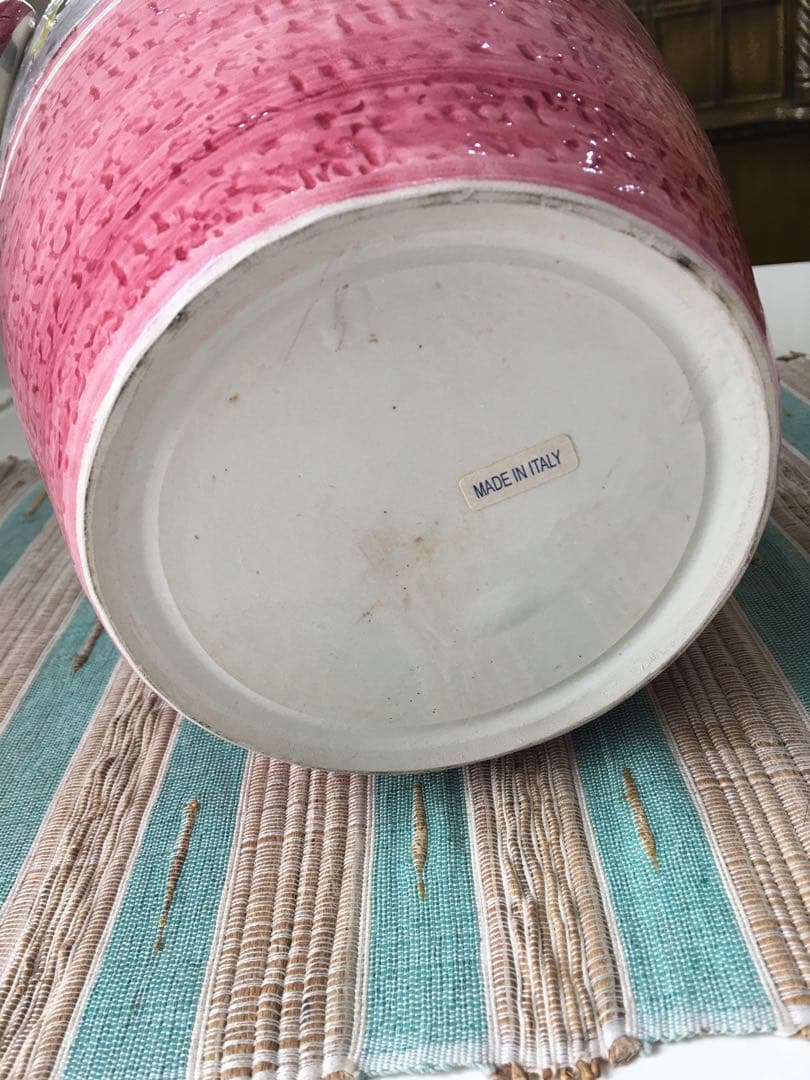 イタリア製　ITALY フラワーベース　花瓶　アンティーク