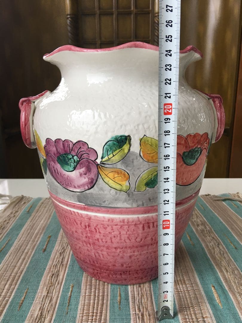 イタリア製　ITALY フラワーベース　花瓶　アンティーク