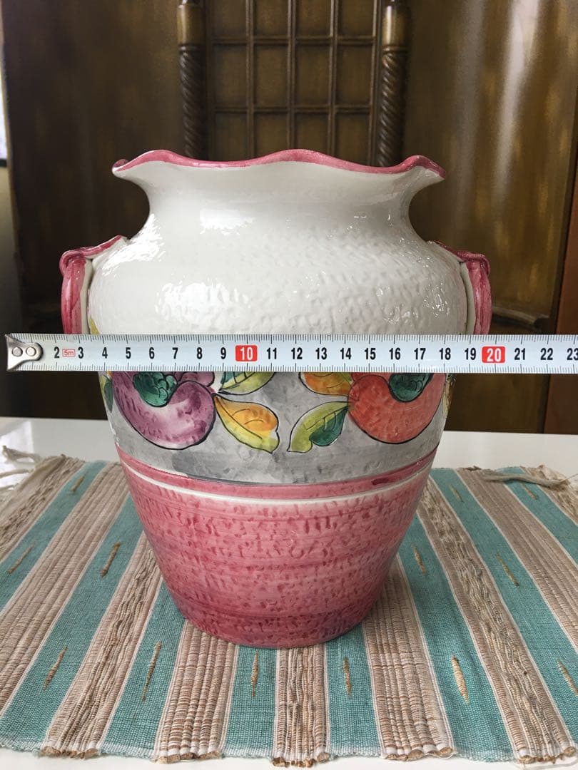 イタリア製　ITALY フラワーベース　花瓶　アンティーク