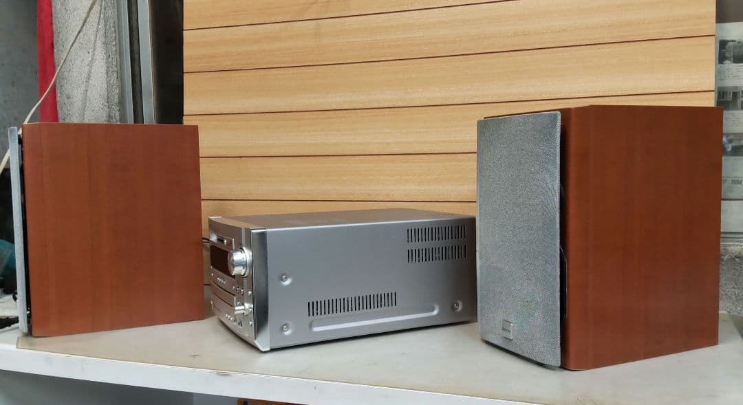 リペア済 MD/CD/ワイドFM/AM DENON D-MG33 ミニコンポ