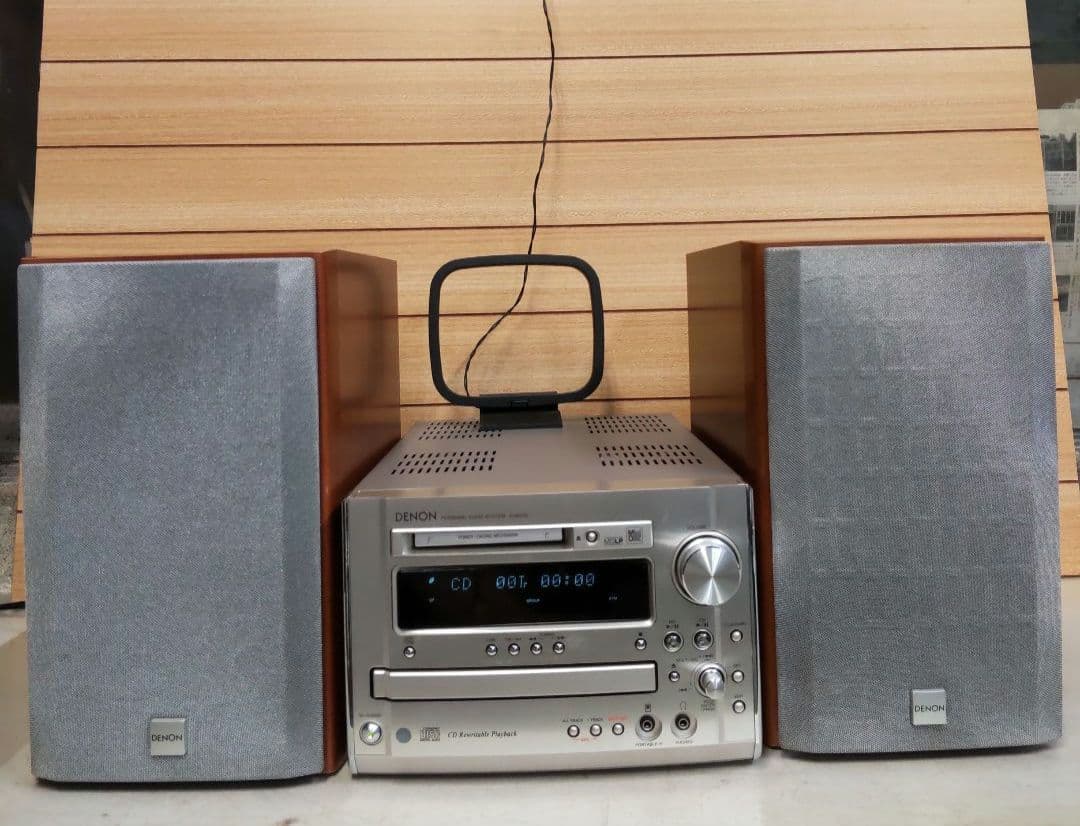 リペア済 MD/CD/ワイドFM/AM DENON D-MG33 ミニコンポ