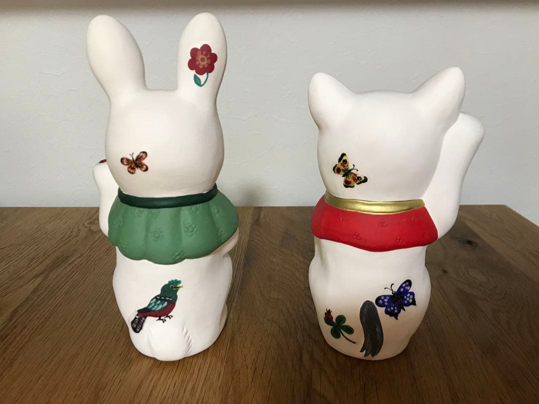 ナタリー・レテ　招きうさぎ　招きねこ　アフタヌーンティー　美品　完売