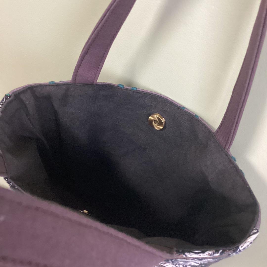 ミナペルホネンハギレでパッチワークバッグハンドメイド