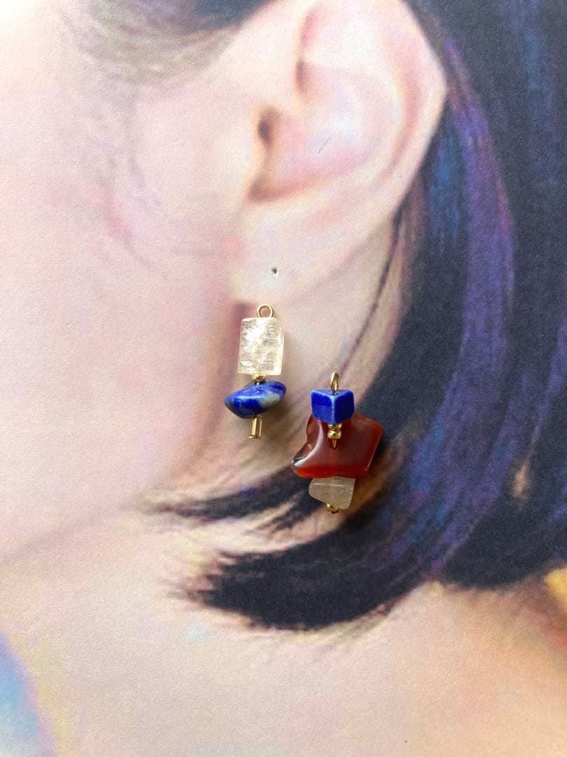 no.131 クンツァイトとカーネリアン　一点物