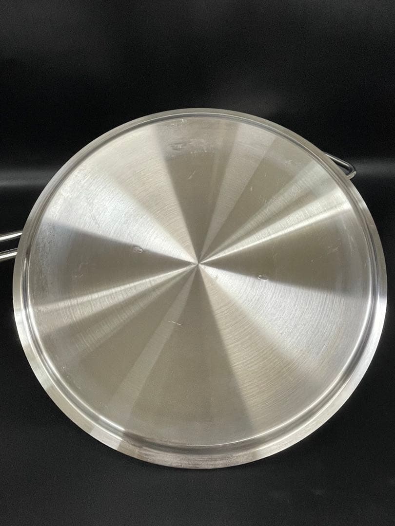 ジオプロダクト ステンレス製 ソテーパン　蓋付き　25㎝