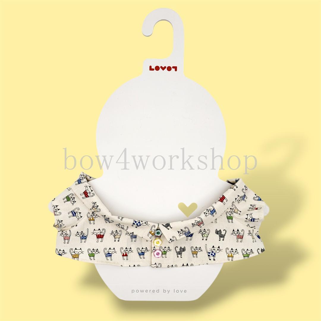 ラボット服／ハンドメイド ● 猫柄シャツ