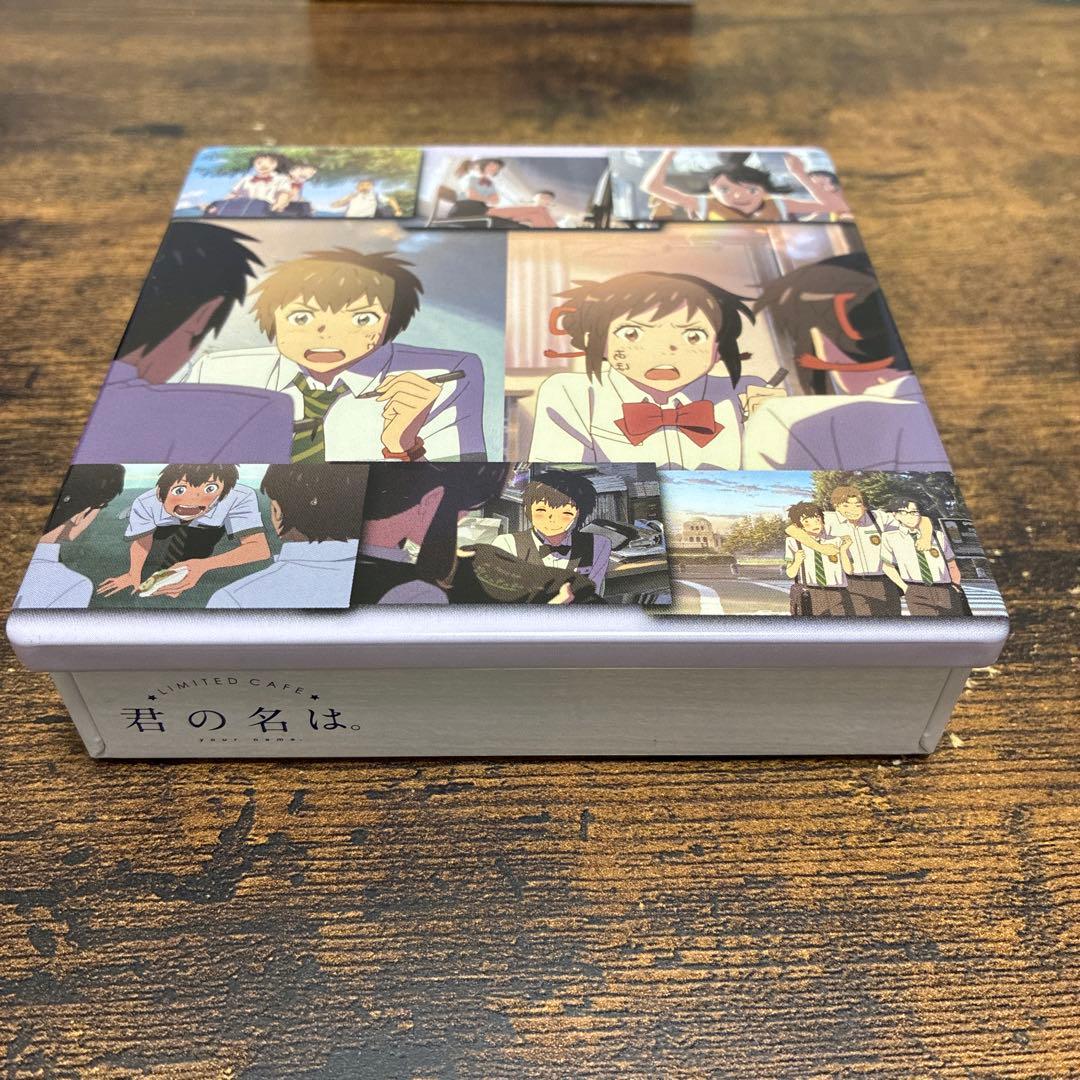 君の名は。 場面写 ポストカード 6枚セット　カフェ特典コースター　缶　新海誠