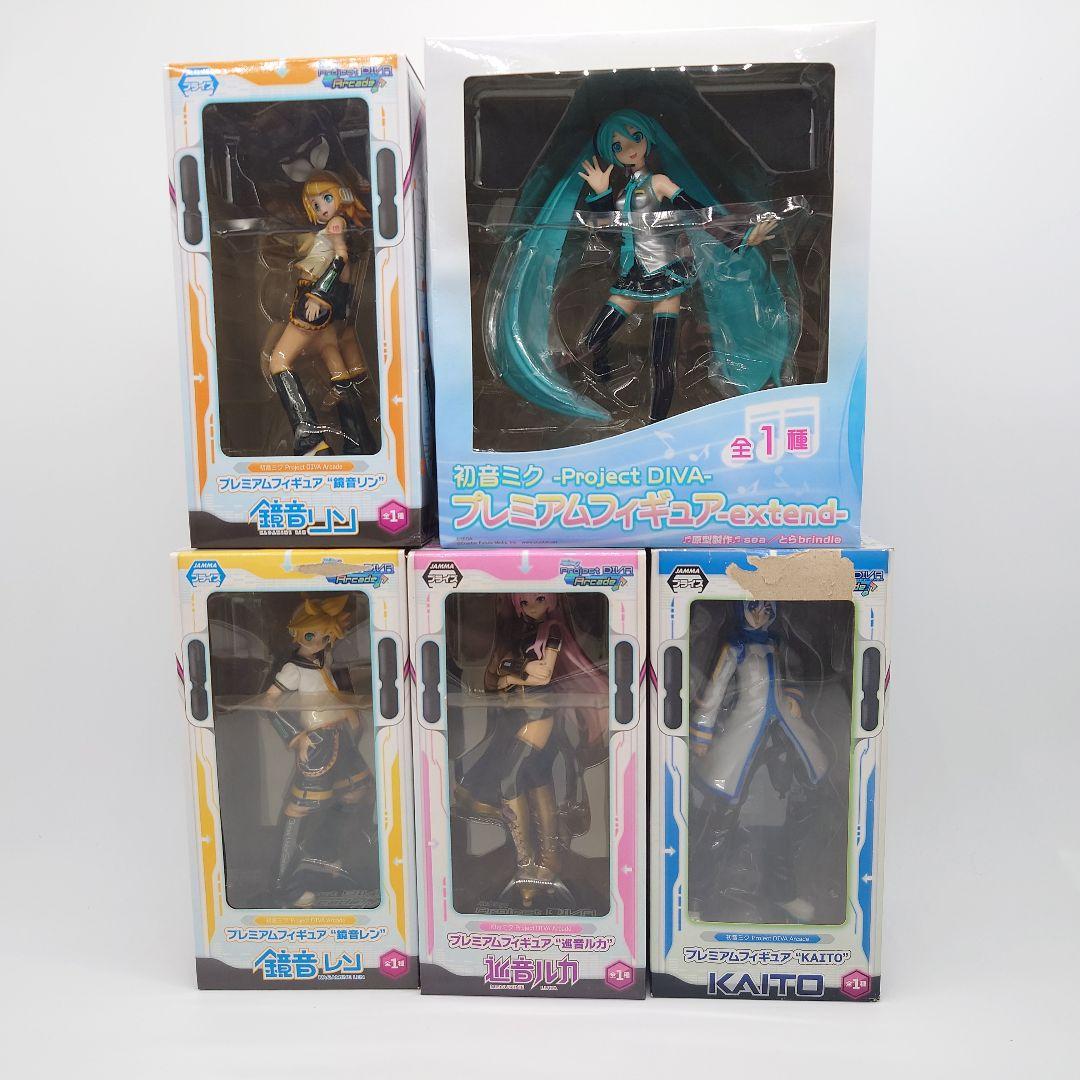【未使用】 初音ミクシリーズ　プレミアムフィギュア　希少品　５点セット