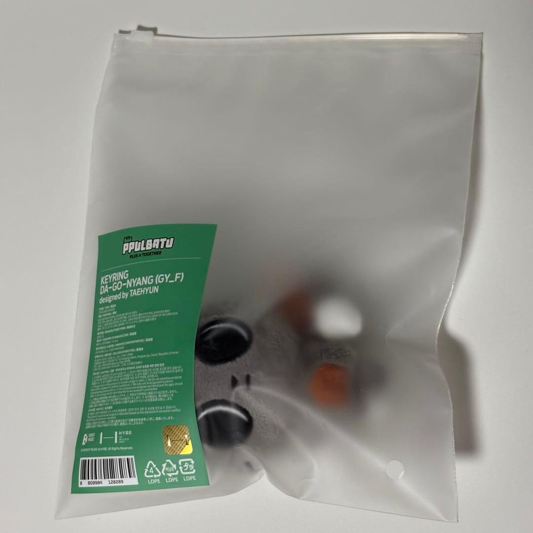 ダゴニャン　キーリング　テヒョン　プルバトゥ　初期　ぬいぐるみ　txt