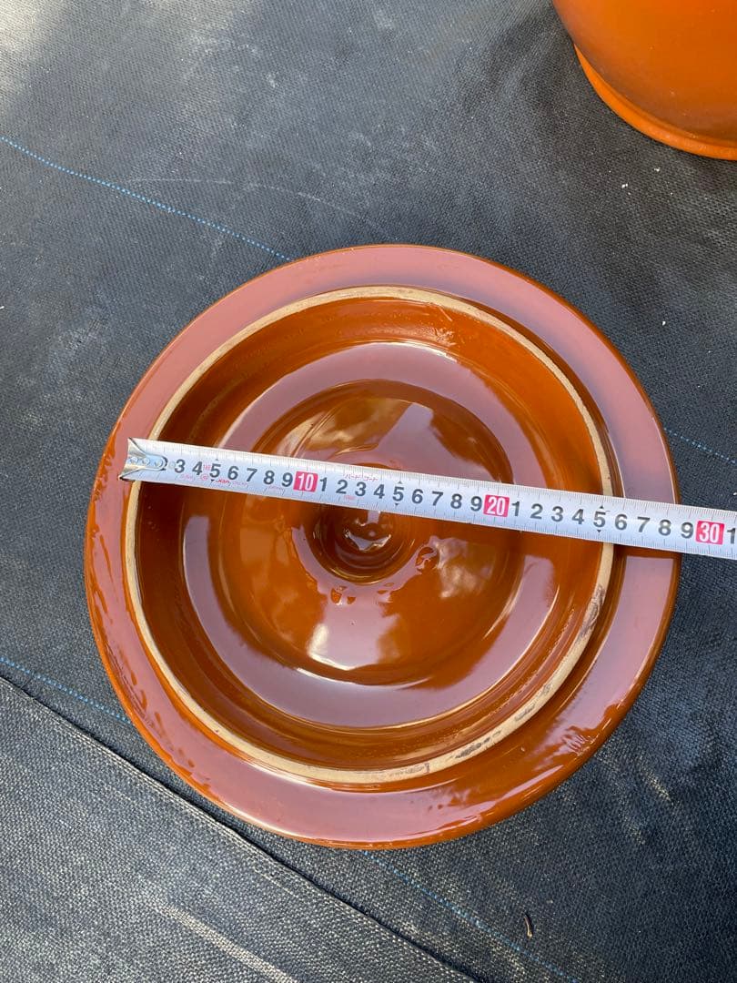 陶器　梅干し壺・漬物壺　８号　（1）