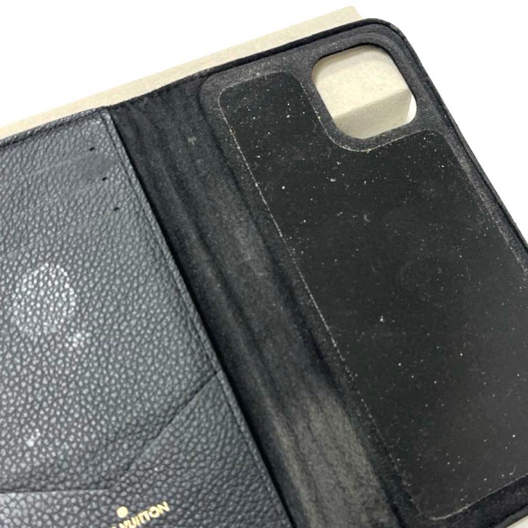 【箱付き】ルイヴィトン　iPhone11 手帳型ケース　アンプラント※訳アリ※