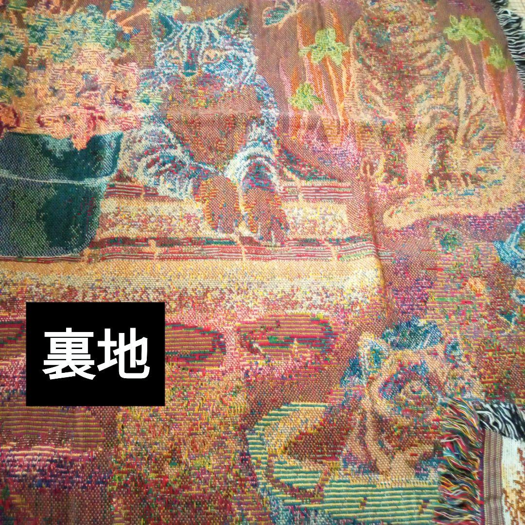 新品♥海外からやってきた物♥猫のタペストリー　ブランケット　ベッドカバー