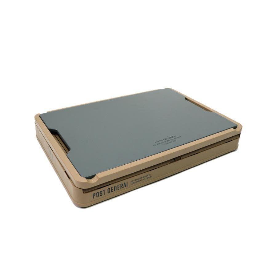 POST GENERAL 収納ボックス ベージュ＆オリーブ　2個セット