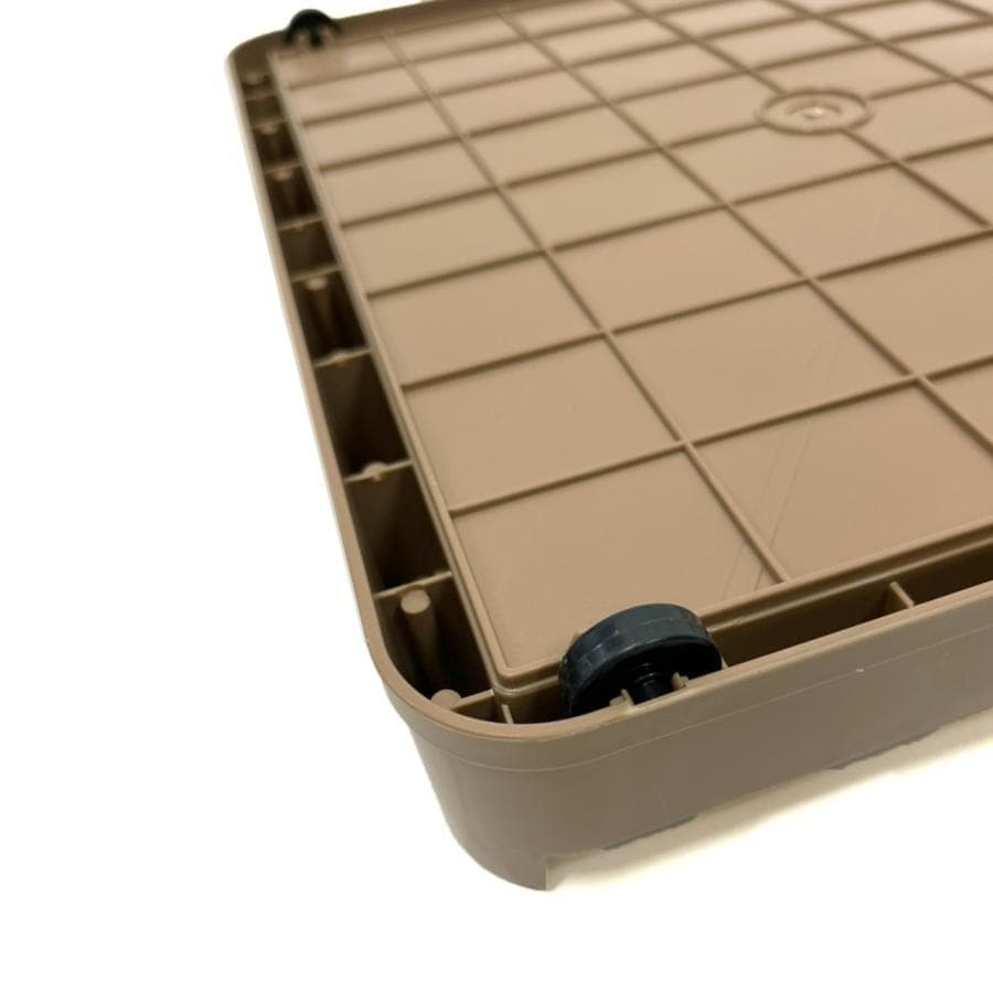 POST GENERAL 収納ボックス ベージュ＆オリーブ　2個セット