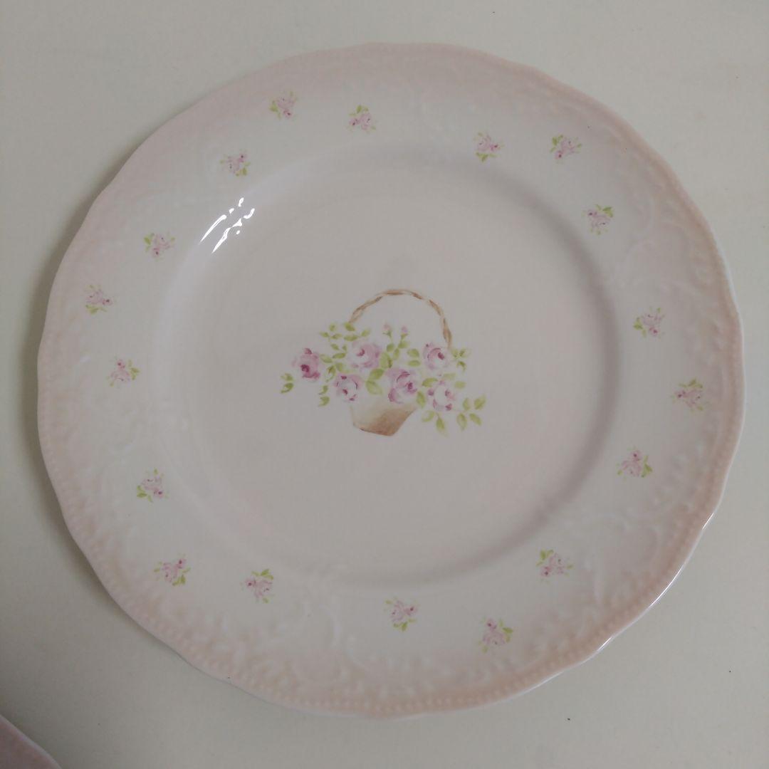 イマン♡Imane♡ローズバスケット　陶器のお皿　2枚set