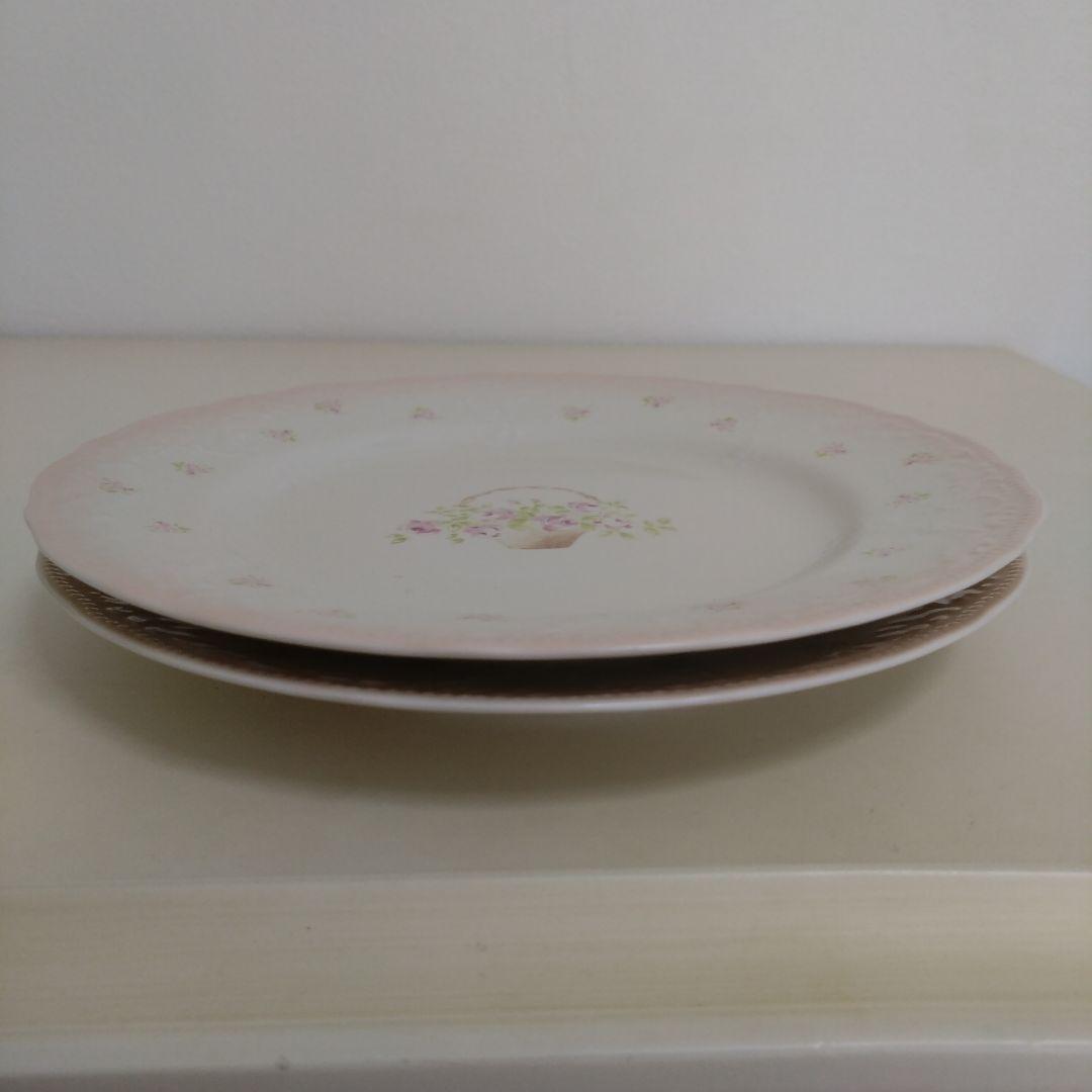 イマン♡Imane♡ローズバスケット　陶器のお皿　2枚set