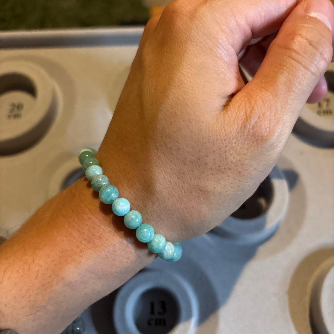 希望の石！アマゾナイト！いつも希望を忘れないように！