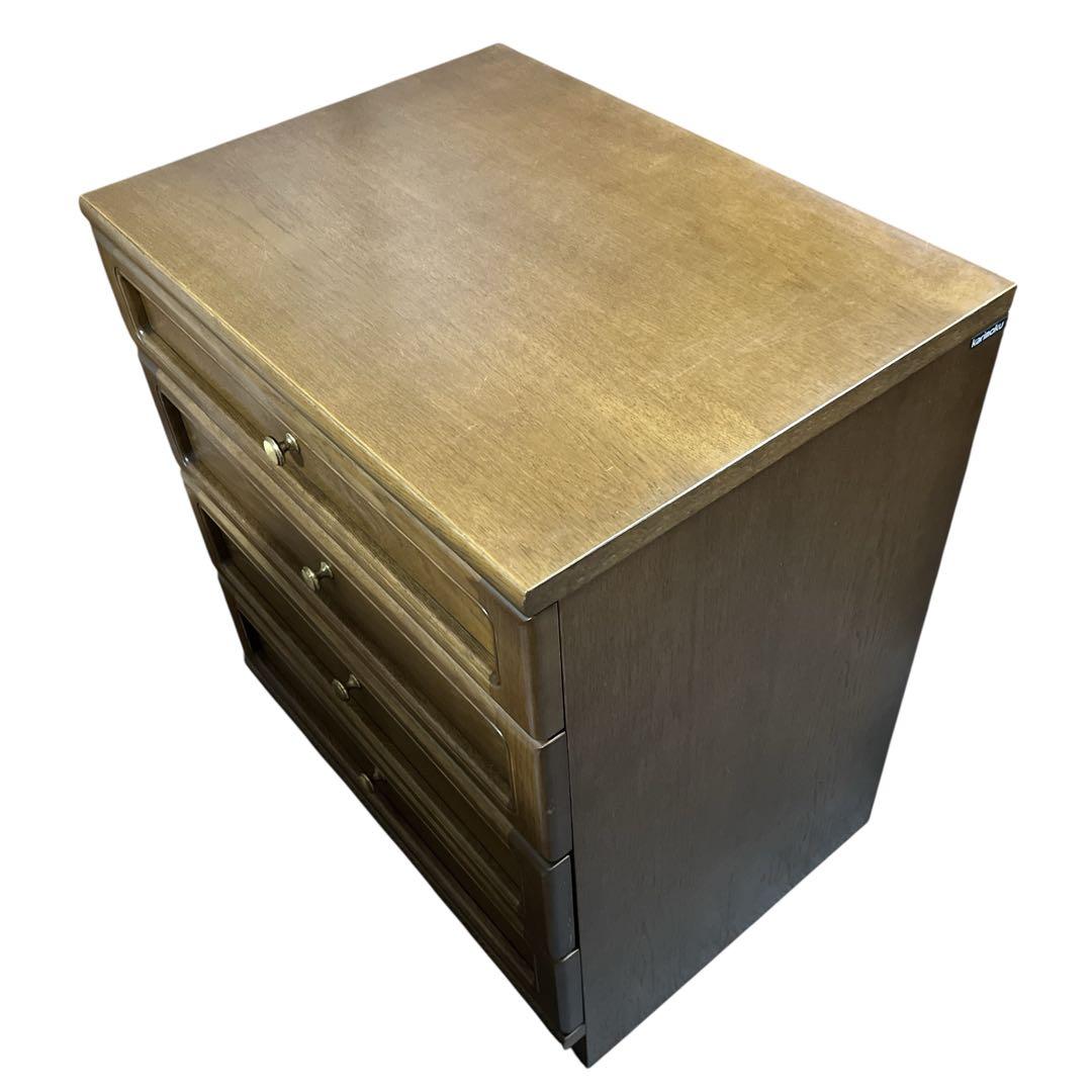 karimoku カリモク チェスト 4段 引き出し キャビネット 収納