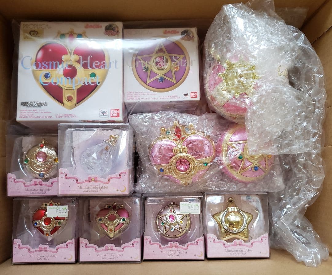 セーラームーンプレミアムバンダイ、ミニチュアリータブレットまとめ売り