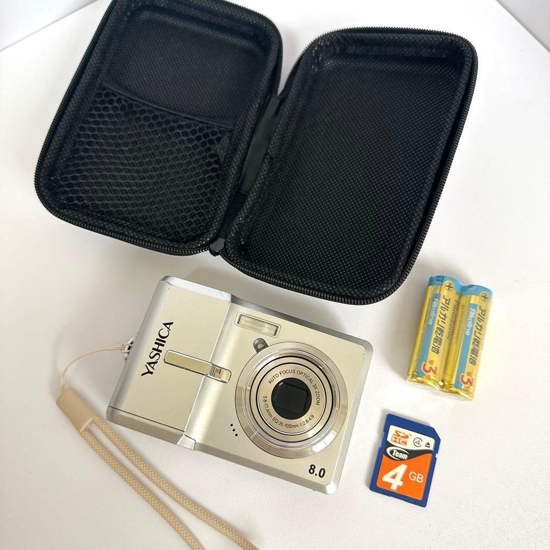 【動作確認済み】YASHICA EZ Digital F824 オールドコンデジ