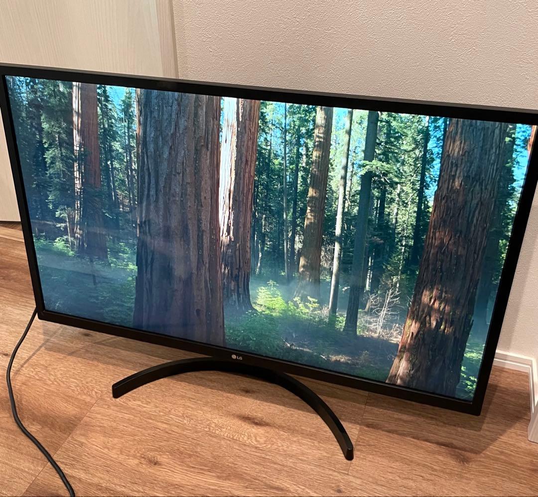 LG 大画面ディスプレイ モニター(31.5インチ) Black 曲線スタンド