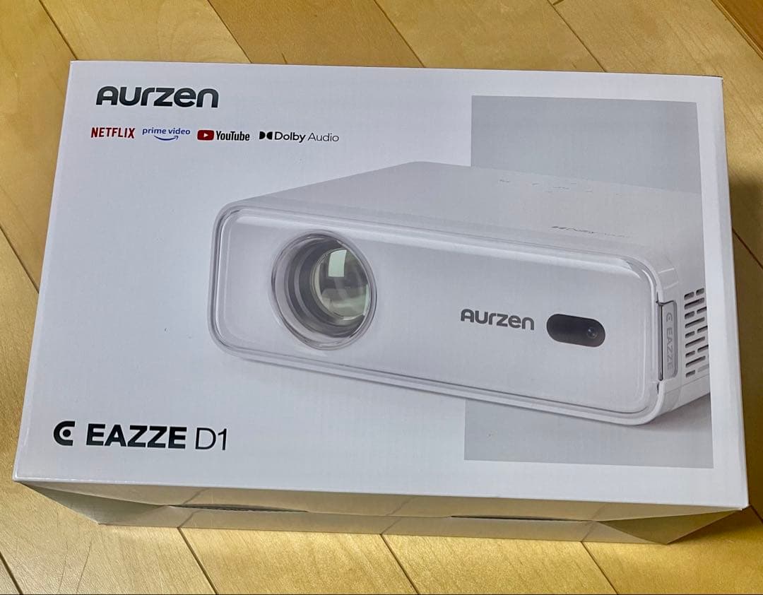 Aurzen D001プロジェクター 家庭用 小型オートフォーカス、