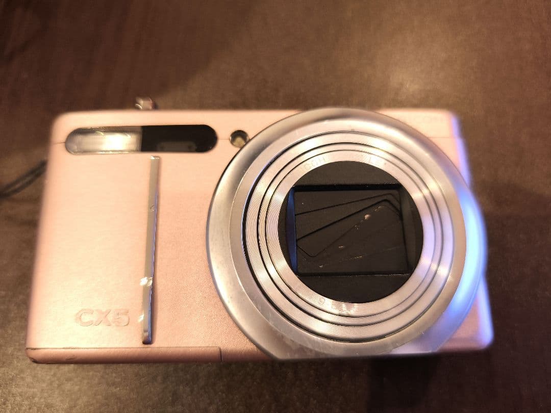 【送料込】RICOH リコー CX5 ピンク コンパクトデジタルカメラ デジカメ