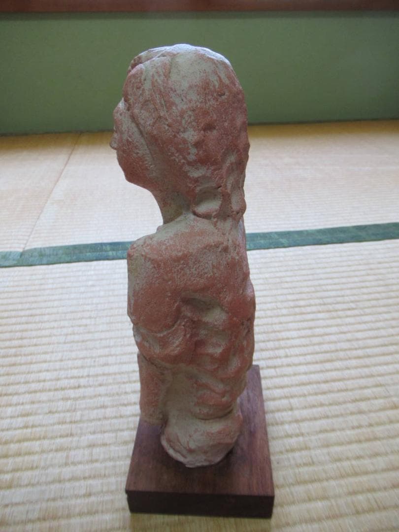 美品 1950年代作品 定価16万◆木内克(きのうち よし) テラコッタ『少女』