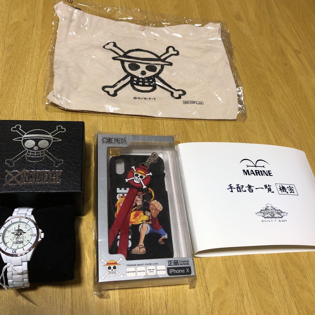 ワンピース 手配書 時計 iPhoneXケース ショルダーバッグ