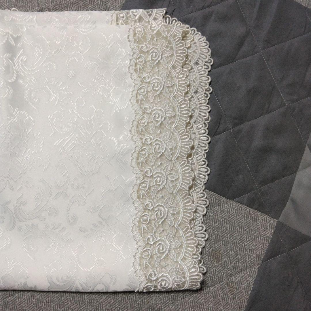 【希少・アンティーク】高級　テーブルクロス　レース　130cm×170cm