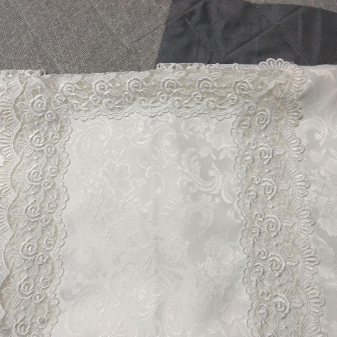 【希少・アンティーク】高級　テーブルクロス　レース　130cm×170cm