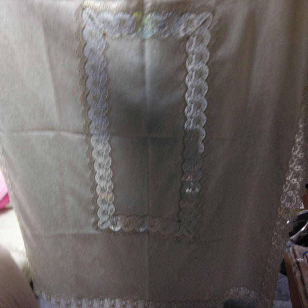 【希少・アンティーク】高級　テーブルクロス　レース　130cm×170cm