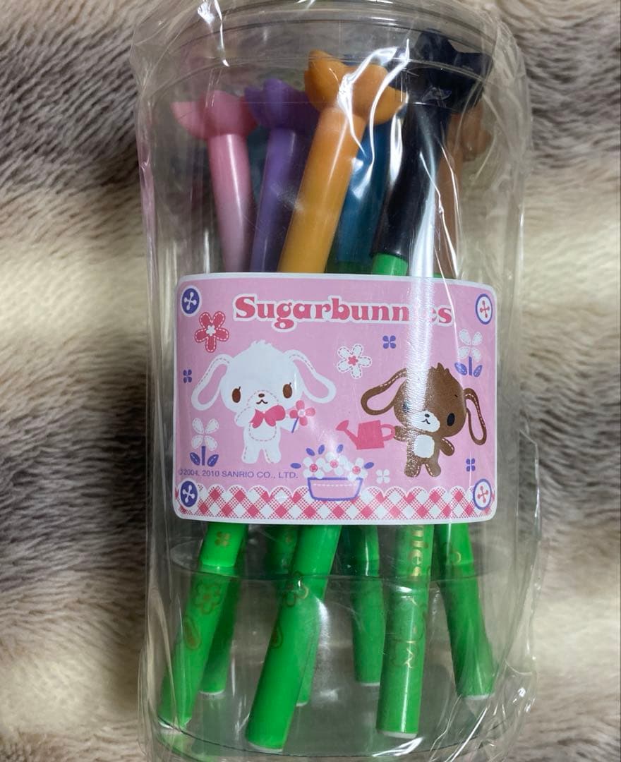 サンリオ　シュガーバニーズ　グッズ　まとめ　平成レトロ　旅行バッグ　ペンケース