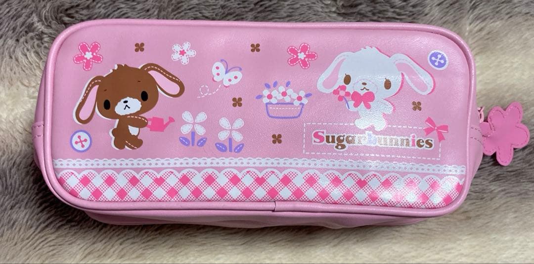 サンリオ　シュガーバニーズ　グッズ　まとめ　平成レトロ　旅行バッグ　ペンケース