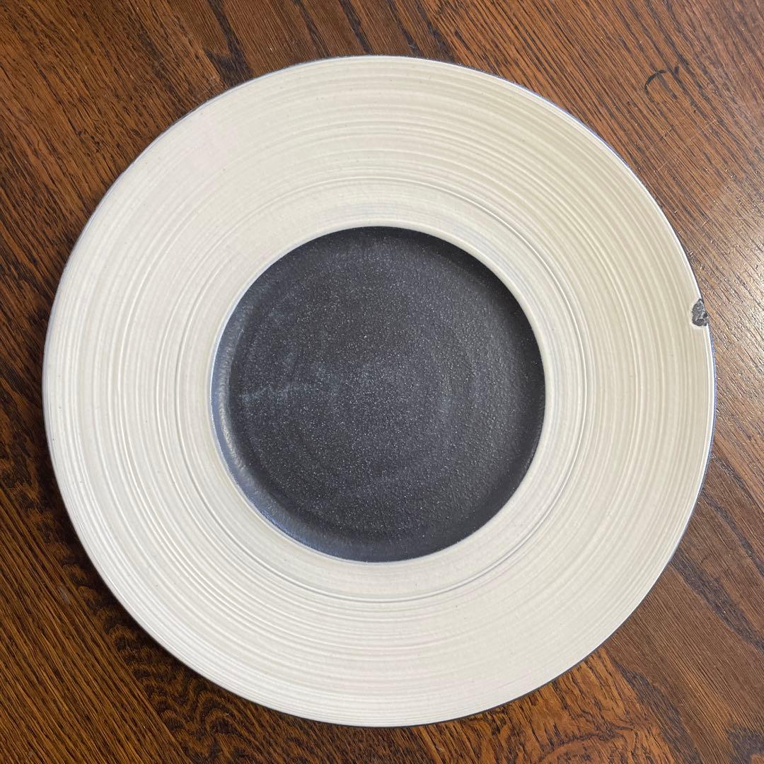 奥田　章　刷毛目ディナープレート　セット