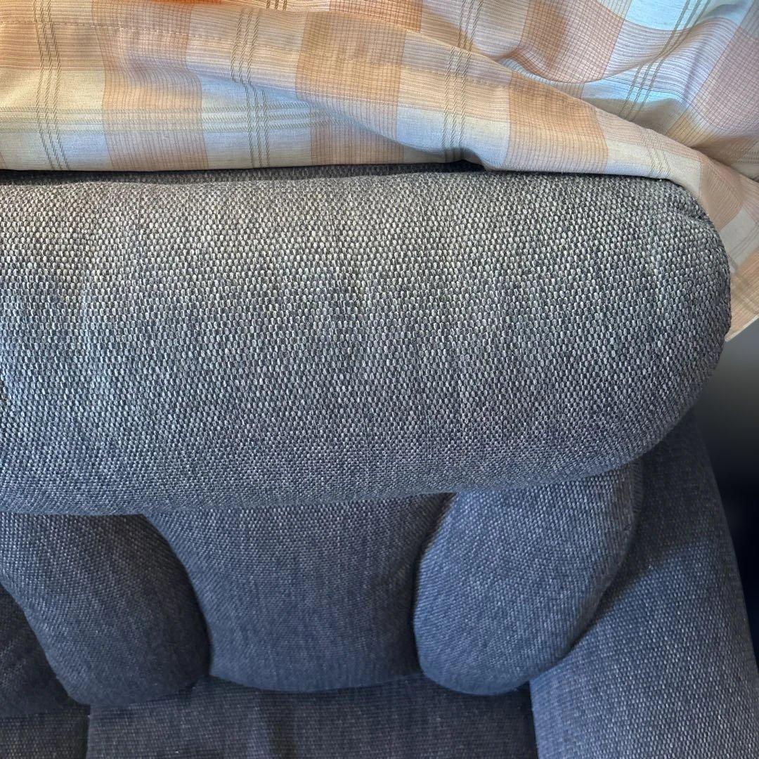 グレー ファブリック 2人掛けソファ ニトリ