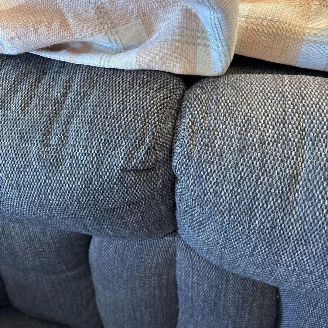 グレー ファブリック 2人掛けソファ ニトリ