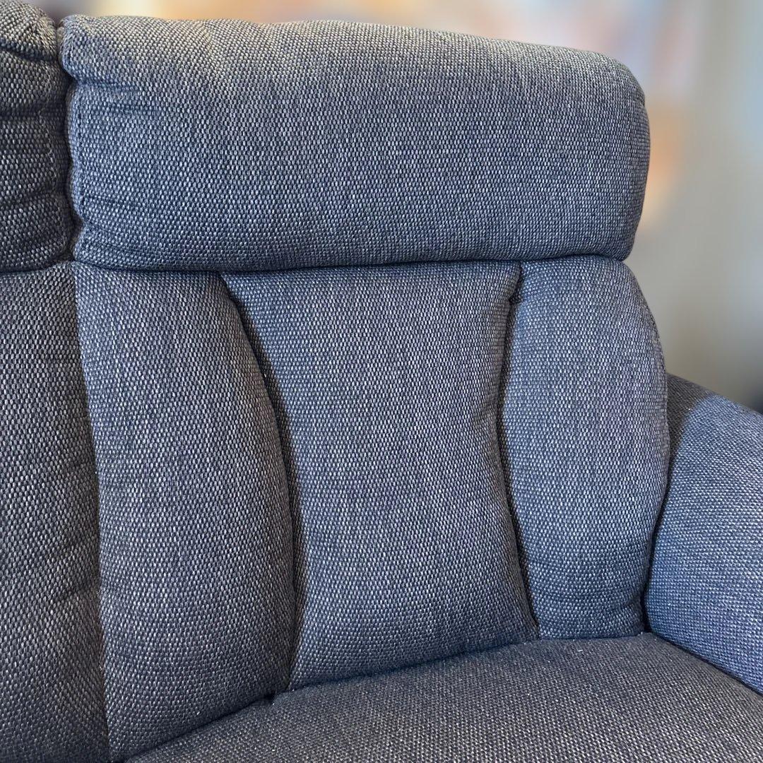 グレー ファブリック 2人掛けソファ ニトリ