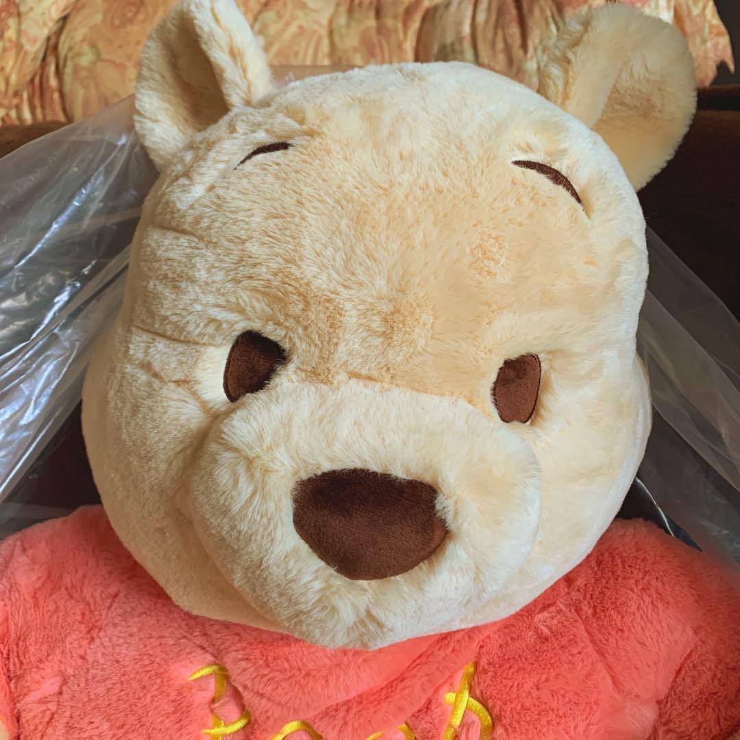 ディズニーストア　プーさん　ソファー　クッション　春まつりくじ　くまのプーさん