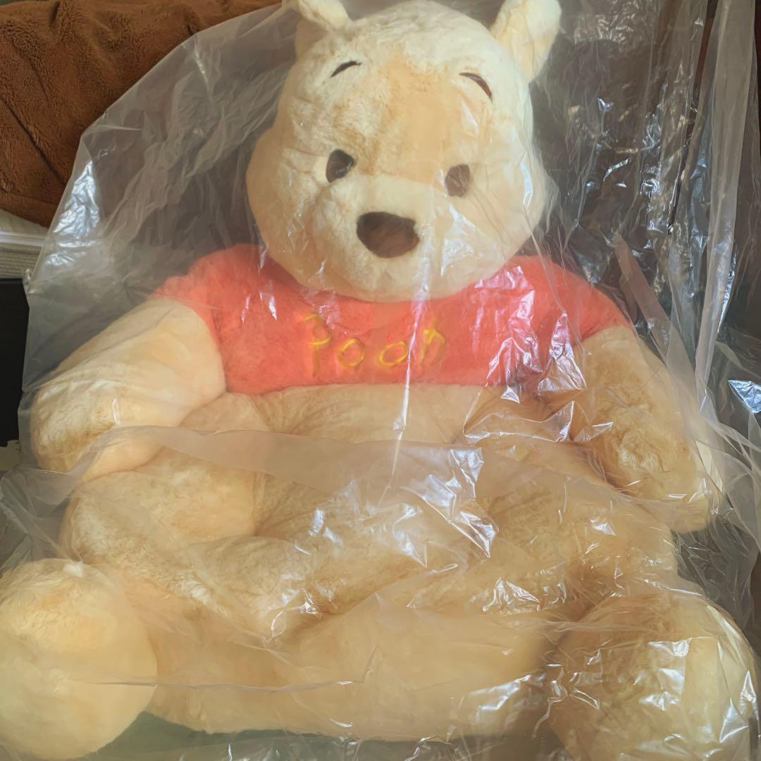 ディズニーストア　プーさん　ソファー　クッション　春まつりくじ　くまのプーさん