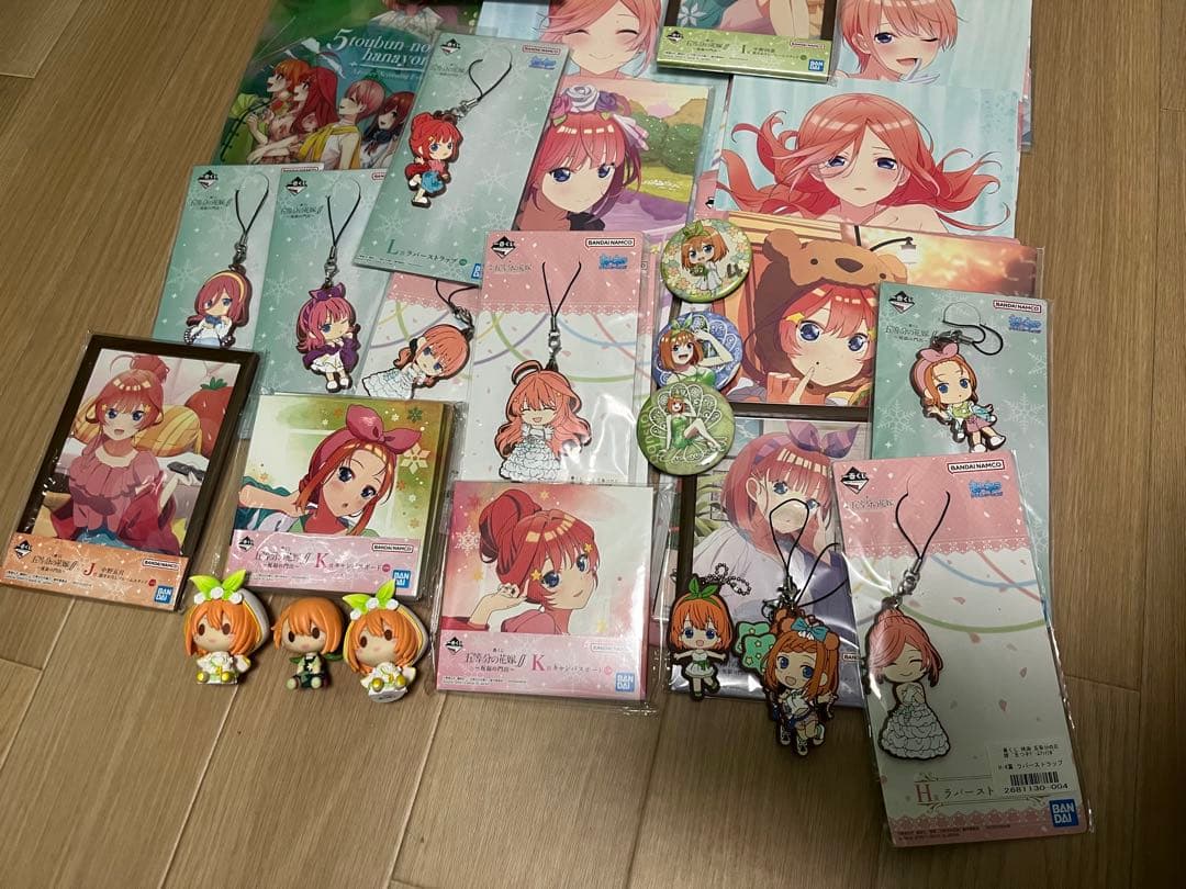 五等分の花嫁 フィギュア・グッズセット