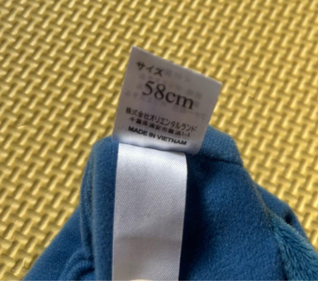 スティッチ　ファンキャップ　帽子 58cm フリース　ディズニー