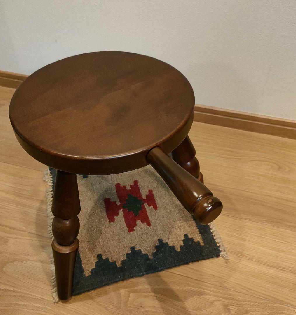 ミルクスツール　キツツキマーク